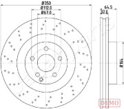 DI-0543C Brzdový kotouč JAPANPARTS