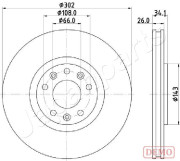 DI-0635C Brzdový kotouč JAPANPARTS