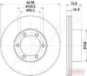 DI-0715C Brzdový kotouč JAPANPARTS