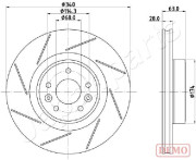 DI-0717C Brzdový kotouč JAPANPARTS