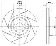 DI-0717 Brzdový kotouč JAPANPARTS