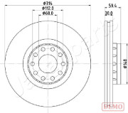 DI-0924C Brzdový kotouč JAPANPARTS