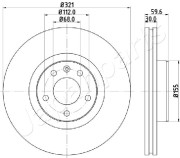 DI-0926 Brzdový kotouč JAPANPARTS