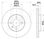 DI-0935 Brzdový kotouč JAPANPARTS