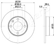 DI-0937 Brzdový kotouč JAPANPARTS