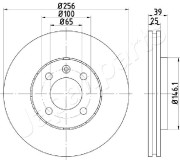 DI-0951 Brzdový kotouč JAPANPARTS