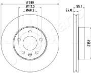 DI-0958 Brzdový kotouč JAPANPARTS