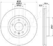 DI-0959 Brzdový kotouč JAPANPARTS