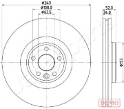 DI-L17C Brzdový kotouč JAPANPARTS