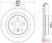 DP-0106C Brzdový kotouč JAPANPARTS