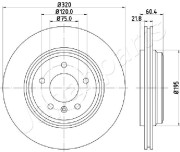 DP-0110 Brzdový kotouč JAPANPARTS