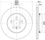 DP-0113 Brzdový kotouč JAPANPARTS