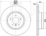 DP-0130 Brzdový kotouč JAPANPARTS