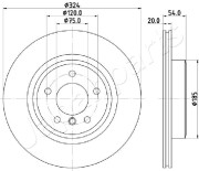 DP-0131 Brzdový kotouč JAPANPARTS