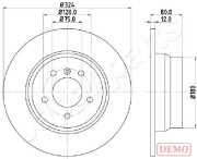 DP-0138C Brzdový kotouč JAPANPARTS