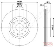 DP-0229C Brzdový kotouč JAPANPARTS