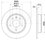 DP-0306 Brzdový kotouč JAPANPARTS