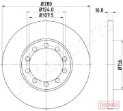 DP-0314C Brzdový kotouč JAPANPARTS