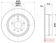 DP-0319C Brzdový kotouč JAPANPARTS