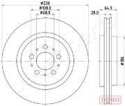 DP-0322C Brzdový kotouč JAPANPARTS