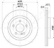 DP-0512 Brzdový kotouč JAPANPARTS