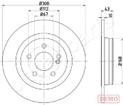 DP-0525C Brzdový kotouč JAPANPARTS