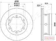 DP-0528C Brzdový kotouč JAPANPARTS