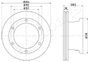 DP-0529 Brzdový kotouč JAPANPARTS