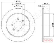 DP-0616C Brzdový kotouč JAPANPARTS