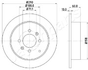 DP-0616 Brzdový kotouč JAPANPARTS