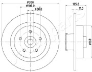 DP-0700 Brzdový kotouč JAPANPARTS