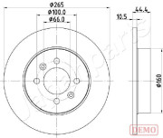 DP-0708C Brzdový kotouč JAPANPARTS