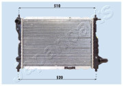 RDA313024 Chladič, chlazení motoru JAPANPARTS