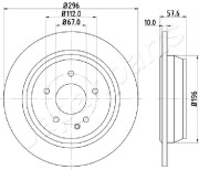 DP-0532 Brzdový kotouč JAPANPARTS