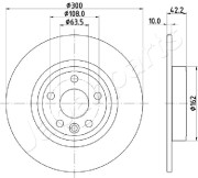 DP-L10 Brzdový kotouč JAPANPARTS