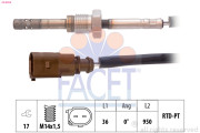 22.0256 Cidlo, teplota vyfukovych plynu Made in Italy - OE Equivalent FACET