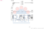 4.7028 Sada kabelů pro zapalování Made in Italy - OE Equivalent FACET