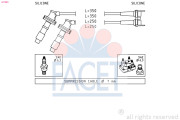 4.7061 Sada kabelů pro zapalování Made in Italy - OE Equivalent FACET