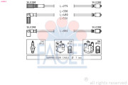 4.8354 Sada kabelů pro zapalování Made in Italy - OE Equivalent FACET