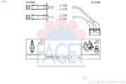 4.9446 Sada kabelů pro zapalování Made in Italy - OE Equivalent FACET