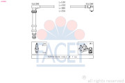 4.9503 Sada kabelů pro zapalování Made in Italy - OE Equivalent FACET