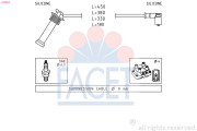 4.9624 Sada kabelů pro zapalování Made in Italy - OE Equivalent FACET