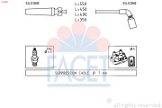 4.9680 Sada kabelů pro zapalování Made in Italy - OE Equivalent FACET