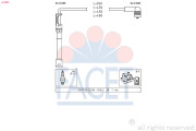 4.9681 Sada kabelů pro zapalování Made in Italy - OE Equivalent FACET