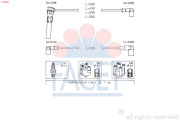 4.9900 Sada kabelů pro zapalování Made in Italy - OE Equivalent FACET