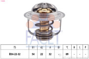 7.8298S Termostat, chladivo Made in Italy - OE Equivalent FACET