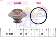 7.8361 Termostat, chladivo Made in Italy - OE Equivalent FACET