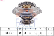 7.8361S Termostat, chladivo Made in Italy - OE Equivalent FACET