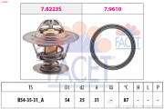 7.8435 Termostat, chladivo Made in Italy - OE Equivalent FACET