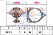 7.8441 Termostat, chladivo Made in Italy - OE Equivalent FACET